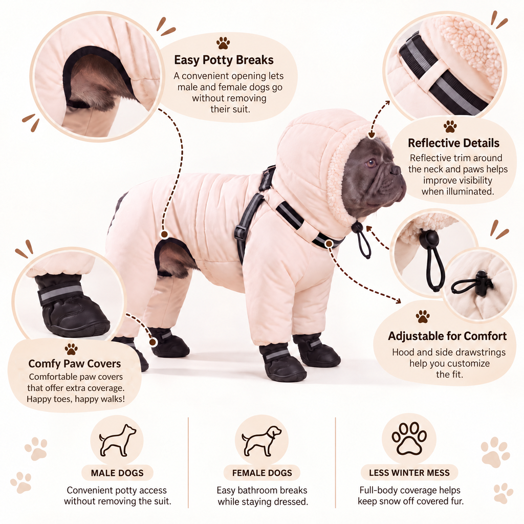Pawkra™ Dog Winter Suit