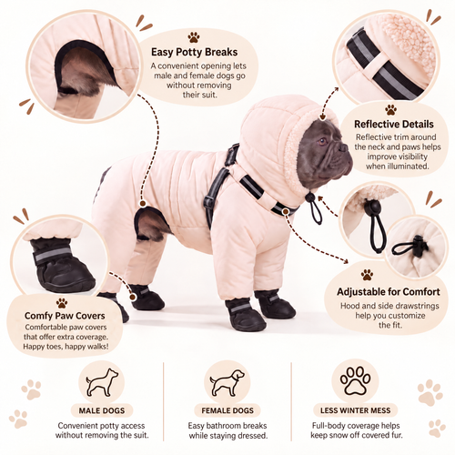 Pawkra™ Dog Winter Suit